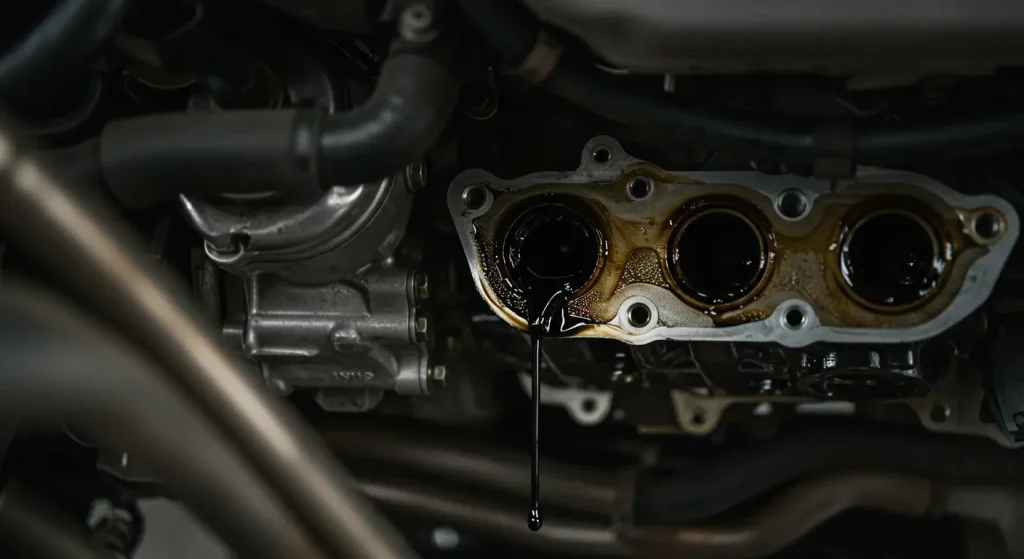 Car Engine Oil Leaks