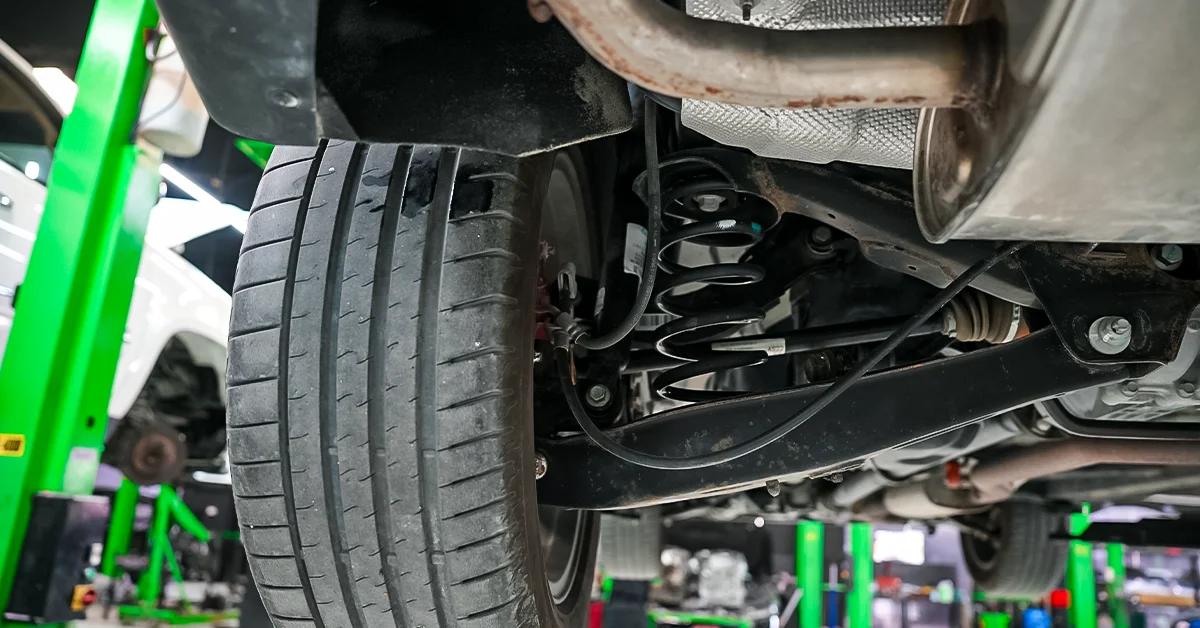 Worn Suspension Parts