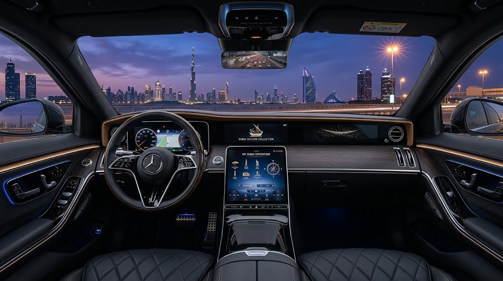 luxury car interior