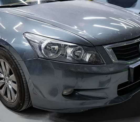 Car AC repair carried out at the Exotic Auto Services workshop in Abu Dhabi
