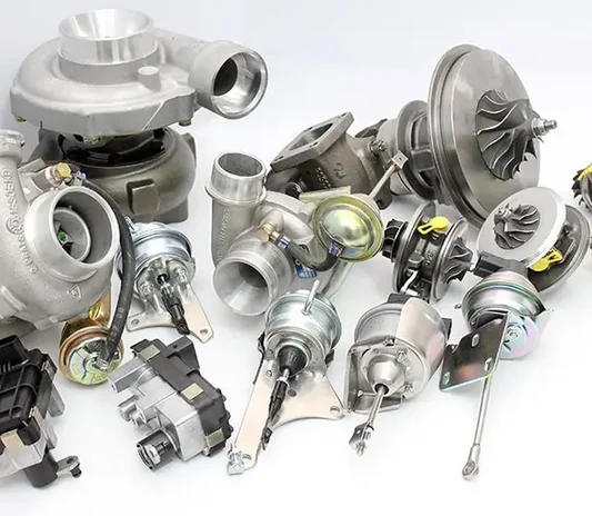 Turbocharger service being carried out on a customer car in Abu Dhabi